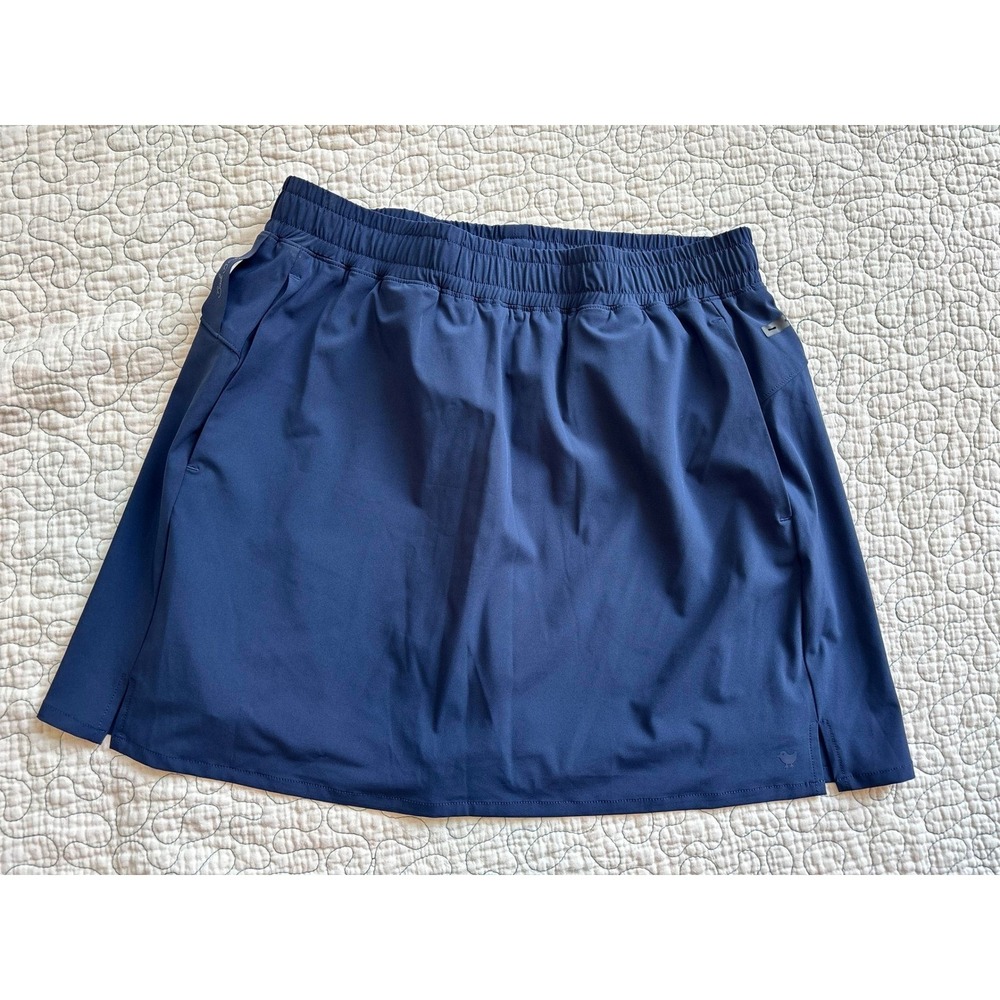 Bad Birdie Womens Navy Blue Performance Skort Size Medium Built-in Shorts NWOT
